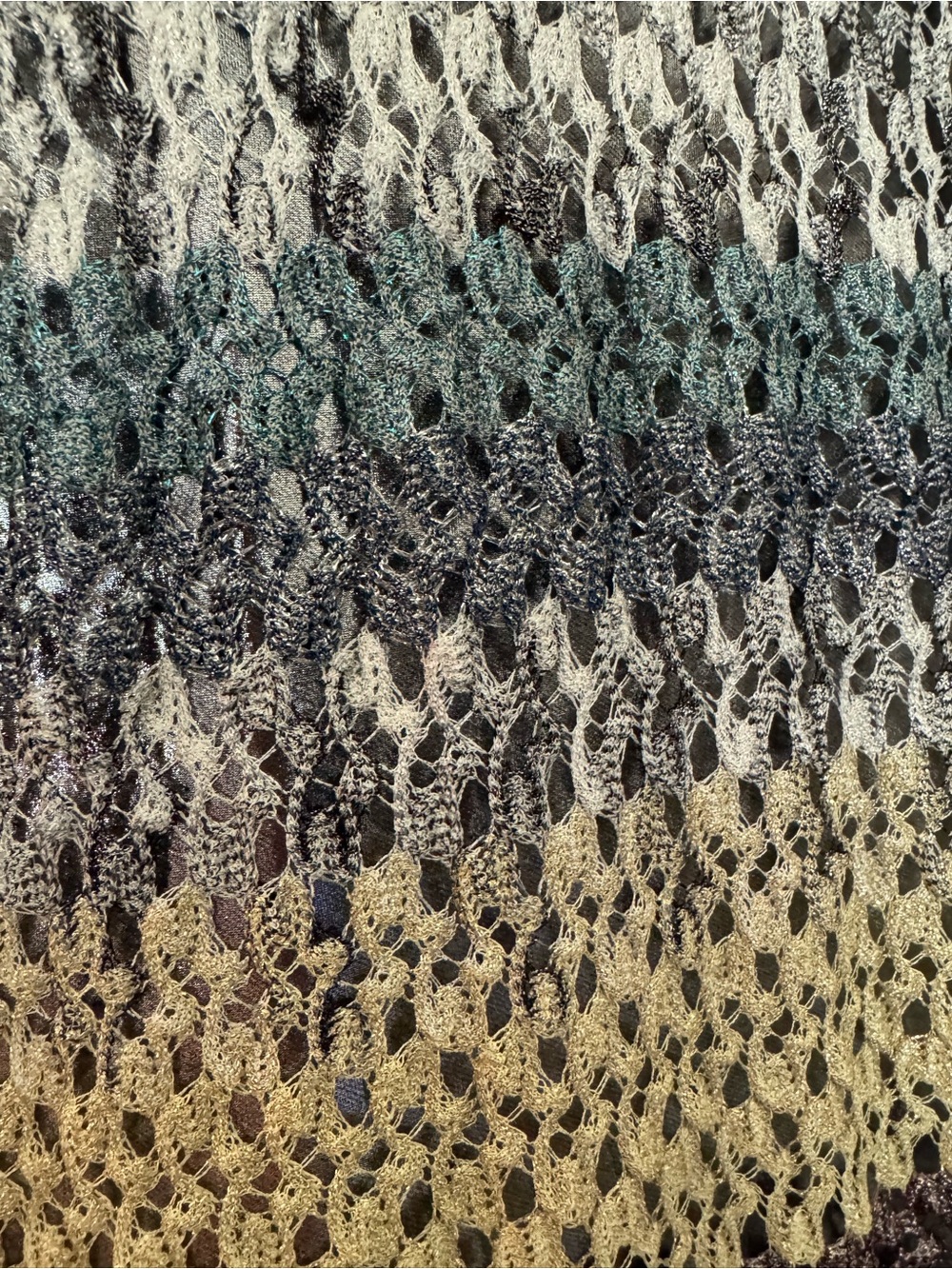 BNWT $2800 Missoni Long Maxi Dress in Mint, Teal, Brown & Coral 36 (0) - Picture 4 of 7